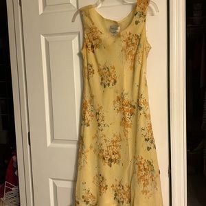 Chadwick Yellow multi silk dress